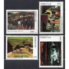FAR0217N-SÉRIE HOMENAGEM AO PINTOR E ESCULTOR SAMAL JOENSEN-MIKINES - FAROÉ - 1991 - N