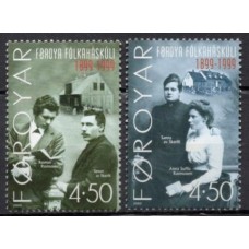 FAR0375M-SÉRIE CENTENÁRIO DA ALTA ESCOLA POPULAR DAS ILHAS FAROÉ - FAROÉ - 2000 - MINT
