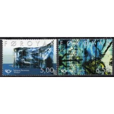 FAR0417M-SÉRIE NORDEN - ARTE CONTEMPORÂNEA - FAROÉ - 2002 - MINT