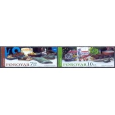 FAR0524M-SÉRIE EUROPA - GASTRONOMIA - FAROÉ - 2005 - MINT