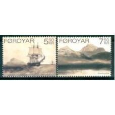 FAR0582M-SÉRIE LITOGRAFIAS ANTIGAS - FAROÉ - 2007 - MINT