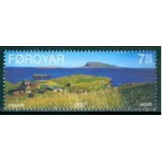 FAR0613M-SELO SEPAC - PAISAGENS I - FAROÉ - 2007 - MINT
