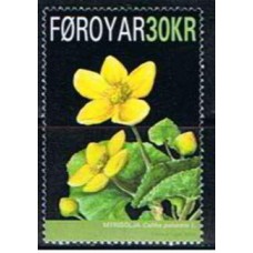 FAR0634M-SELO FLOR NACIONAL - MAL ME QUER DOS BREJOS - FAROÉ - 2008 - MINT