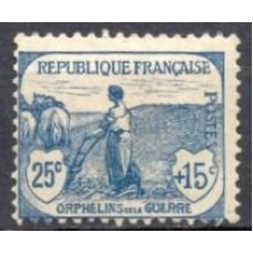 FRA0151N-SELO PRÓ ÓRFÃOS DA GUERRA, 25C - FRANÇA - 1917/18 - N