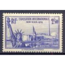 FRA0458N-SELO EXPOSIÇÃO INTERNACIONAL DE NOVA IORQUE - FRANÇA - 1940 - N
