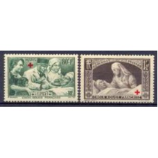 FRA0459N-SÉRIE PRÓ FERIDOS - CRUZ VERMELHA - FRANÇA - 1940 - N