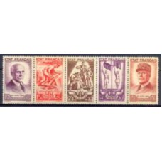 FRA0576NS-SE-TENANT TRABALHO, FAMÍLIA E PÁTRIA - FRANÇA - 1943 - N
