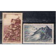 FRA0763N-SÉRIE MONUMENTOS E SÍTIOS - FRANÇA - 1946 - N