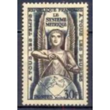 FRA0998N-SELO 10ª CONFERÊNCIA INTERNACIONAL DE PESOS E MEDIDAS - FRANÇA - 1954 - N