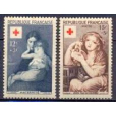 FRA1006N-SÉRIE PRÓ CRUZ VERMELHA - FRANÇA - 1954 - N