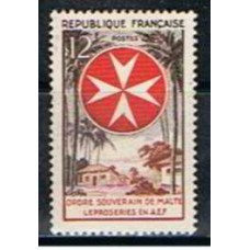 FRA1062M-SELO ORDEM DE MALTA - FRANÇA - 1956 - MINT