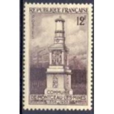 FRA1065N-SELO CENTENÁRIO DA EREÇÃO EM COMUM DE MONTCEAU-LES-MINES - FRANÇA - 1956 - N