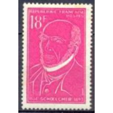 FRA1092N-SELO EM MEMÓRIA DE VICTOR SCHOELCHER - FRANÇA - 1957 - N