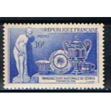 FRA1094N-SELO BICENTENÁRIO DA MANUFATURA NACIONAL DE SEVRES - FRANÇA - 1957 - N