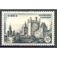 FRA1099N-SELO CASTELO DE UZES - FRANÇA - 1957 - N