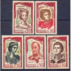 FRA1301N-SÉRIE COMEDIANTES FRANCESES - FRANÇA - 1961 - N