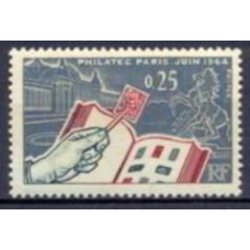 FRA1403N-SELO EXPOSIÇÃO FILATÉLICA PHILATEC 1964 - FRANÇA - 1963 - N