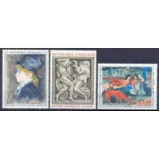 FRA1568N-SÉRIE OBRAS DE ARTE - FRANÇA - 1968 - N