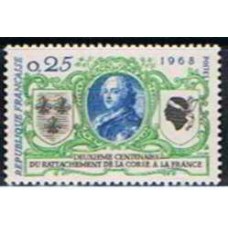 FRA1572N-SELO BICENTENÁRIO DA UNIÃO DA CORSA - FRANÇA - 1968 - N