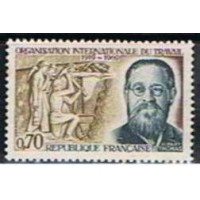 FRA1600N-SELO CINQUENTENÁRIO DA ORGANIZAÇÃO INTERNACIONAL DO TRABALHO - FRANÇA - 1969 - N FRA1600N-SELO CINQUENTENÁRIO DA ORGANIZAÇÃO INTERNACIONAL DO TRABALHO - FRANÇA - 1969 - N