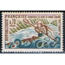 FRA1609N-SELO CAMPEONATO MUNDIAL DE CANOAGEM - FRANÇA - 1969 - N