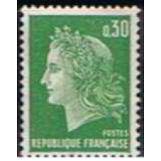 FRA1611N-SELO MARIANE DE CHEFFER, 30C - FRANÇA - 1969 - N