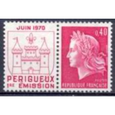 FRA1643N-SELO INAUGURAÇÃO DA GRÁFICA DE SELOS DE PÉRIGUEUX - FRANÇA - 1970 - N