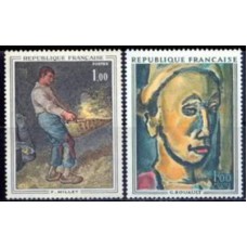 FRA1672N-SÉRIE OBRAS DE ARTE - FRANÇA - 1971 - N