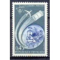 FRA1721N-SELO 21º CONGRESSO MUNDIAL DOS CORREIOS - FRANÇA - 1972 - N