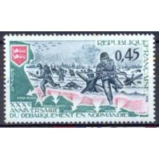 FRA1799N-SELO 30º ANIVERSÁRIO DO DESEMBARQUE NA NORMANDIA - FRANÇA - 1974 - N