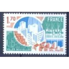 FRA1855N-SELO NOVAS CIDADES - FRANÇA - 1975 - N
