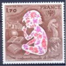 FRA2028N-SELO ANO INTERNACIONAL DA CRIANÇA - FRANÇA - 1979 - N