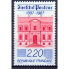 FRA2496N-SELO CENTENÁRIO DO INSTITUTO PASTEUR - FRANÇA - 1987 - N