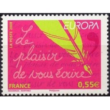 FRA4181M-SELO SÉRIE EUROPA - A CARTA - FRANÇA - 2008 - MINT