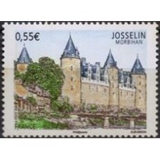 FRA4281M-SELO SÉRIE TURÍSTICA - CASTELO DA FAMÍLIA DE ROHAN - FRANÇA - 2008 - MINT