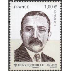 FRA4635M-SELO POLÍTICO HENRI QUEUILLE - FRANÇA - 2012 - MINT
