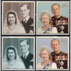 GRB2007N-SÉRIE BODAS DE OURO DA RAINHA ELIZABETH II - GRÃ-BRETANHA - 1997 - N