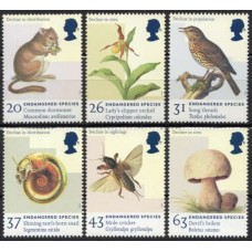 GRB2011N-SÉRIE ESPÉCIES EM VIAS DE EXTINÇÃO - GRÃ-BRETANHA - 1998 - N