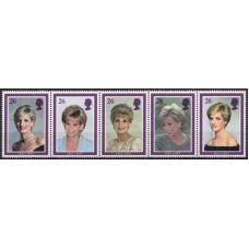 GRB2017NS-SE-TENANT HOMENAGEM A DIANA, PRINCESA DE GALES - GRÃ-BRETANHA - 1998 - N