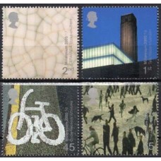GRB2166M-SÉRIE NOVO MILÊNIO V - ARTE E ARTESANATO - GRÃ-BRETANHA - 2000 - MINT