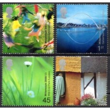 GRB2182M-SÉRIE NOVO MILÊNIO VI - PESSOAS E LUGARES - GRÃ-BRETANHA - 2000 - MINT