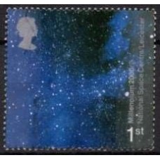 GRB2186N-SELO NOVO MILÊNIO, CENTRO ESPACIAL NACIONAL - GRÃ-BRETANHA - 2000 - N