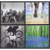 GRB2187N-SÉRIE NOVO MILÊNIO VII - PEDRA E TERRA - GRÃ-BRETANHA - 2000 - N