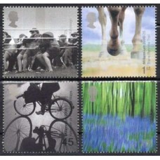 GRB2187N-SÉRIE NOVO MILÊNIO VII - PEDRA E TERRA - GRÃ-BRETANHA - 2000 - N