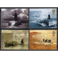 GRB2244M-SÉRIE CENTENÁRIO  DO ROYAL NAVY SUBMARINE SERVICE, DENTEAÇÃO 15X14 - GRÃ-BRETANHA - 2001 - MINT
