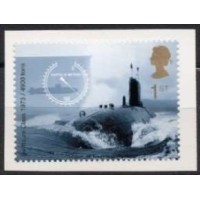GRB2248M-SELO CENTENÁRIO  DO ROYAL NAVY SUBMARINE SERVICE, AUTOADESIVO - GRÃ-BRETANHA - 2001 - MINT