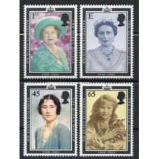 GRB2327NA-SÉRIE HOMENAGEM À RAINHA MÃE ELIZABETH - GRÃ-BRETANHA - 2002 - N