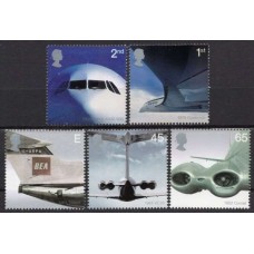 GRB2328N-SÉRIE CINQUENTENÁRIO DA 1ª LINHA AÉREA BRITÂNICA A JATO - GRÃ-BRETANHA - 2002 - N