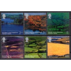 GRB2533M-SÉRIE UMA VIAGEM BRITÂNICA - PAISAGENS DA IRLANDA DO NORTE - GRÃ-BRETANHA - 2004 - MINT