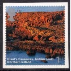 GRB2539M-SELO UMA VIAGEM BRITÂNICA - PAISAGENS DA IRLANDA DO NORTE - AUTOADESIVO DA CADERNETA - GRÃ-BRETANHA - 2004 - MINT